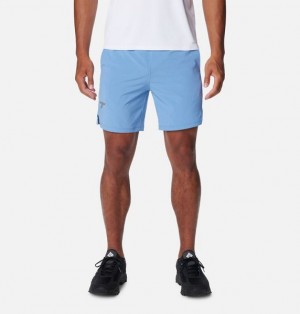 Men Columbia Malta Springs™ Hiking Shorts Blue | US-NCXZGV-316