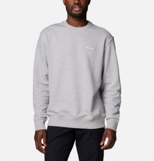 Men Columbia Marble Canyon™ French Terry Sweatshirts Grey | US-XLMNWI-873