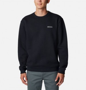 Men Columbia Marble Canyon™ Heavyweight Sweatshirts Black | US-EWTIKJ-274