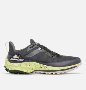 Men Columbia Montrail™ Trinity™ AG II Trail Running Shoes Dark Grey / Green | US-LFYCNW-968