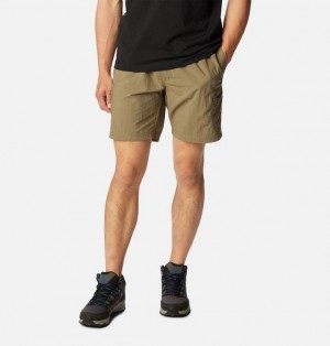 Men Columbia Mountaindale™ Hiking Shorts Grey / Green | US-WTSPQK-046