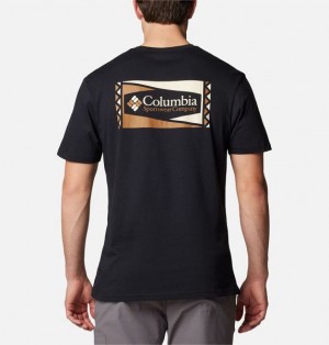 Men Columbia North Cascades™ T-Shirt Black | US-VPHANJ-430