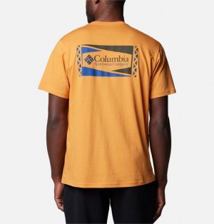 Men Columbia North Cascades™ T-Shirt Yellow | US-UEFRON-647