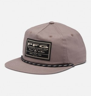 Men Columbia PFG Back Tack™ Snap Back Caps Grey | US-TQHOFY-475