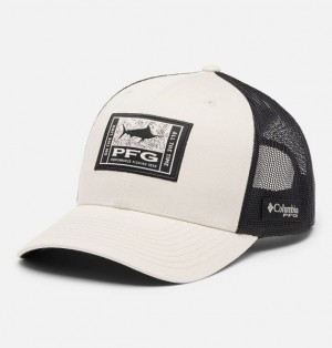 Men Columbia PFG Patch™ Mesh Snap Back Caps Dark Grey / Black | US-RAVEDU-901