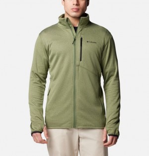 Men Columbia Park View™ Fleece Jackets Green | US-MCVWRZ-246