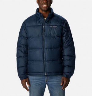 Men Columbia Pike Lake™ II Puffer Jacket Navy | US-KFGVCO-317