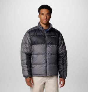 Men Columbia Pike Lake™ II Puffer Jacket Grey / Dark Grey | US-RODJMY-180