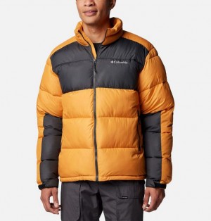 Men Columbia Pike Lake™ II Puffer Jacket Dark Grey | US-UYKBWN-623