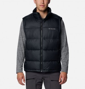 Men Columbia Pike Lake™ II Puffer Vest Black | US-OTLWMF-397