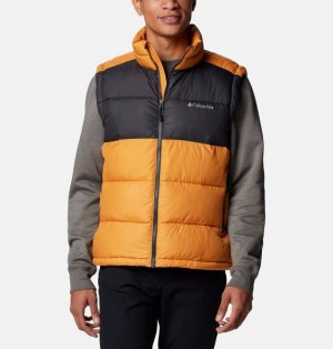 Men Columbia Pike Lake™ II Puffer Vest Dark Grey | US-KNXSAI-083