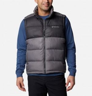 Men Columbia Pike Lake™ II Puffer Vest Grey / Dark Grey | US-DANSZI-608