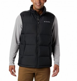 Men Columbia Pike Lake™ Puffer Vest Black | US-UQMXDP-906