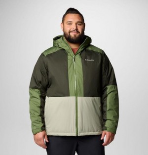 Men Columbia Point Park™ II Waterproof Insulated Jackets Green / Grey | US-HDQTGV-203