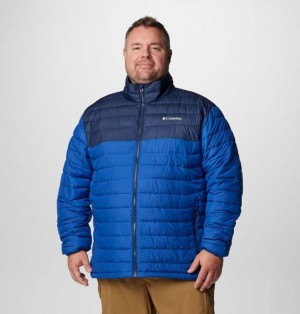 Men Columbia Powder Lite™ II Insulated Jackets Blue / Navy | US-FATSMP-243