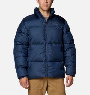 Men Columbia Puffect™ III Puffer Jacket Navy | US-RKTEBZ-512