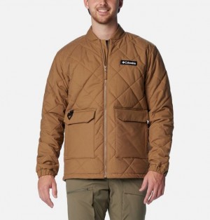 Men Columbia Rad Padded Jacket Khaki | US-GFXANB-409