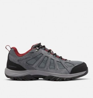 Men Columbia Redmond™ III Waterproof Walking Shoes Grey / Black | US-ISKAVT-148