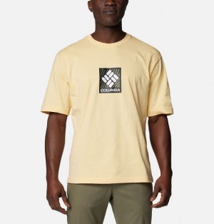 Men Columbia Reventure™ Graphic T-Shirt Yellow | US-VWZKLR-068