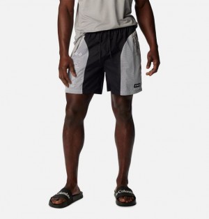 Men Columbia Riptide™ II Shorts Black / Grey / White | US-GZMTLK-643