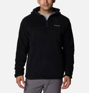 Men Columbia Rugged Ridge™ III Sherpa Hoodie Black | US-UHDCLP-704