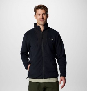 Men Columbia Sequoia Grove™ Fleece Jackets Black | US-TXSPFU-791