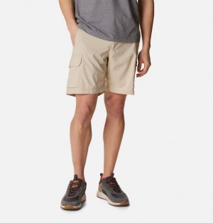 Men Columbia Silver Ridge™ Utility Cargo Walking Shorts Khaki | US-ZWGQAL-530