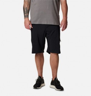 Men Columbia Silver Ridge™ Utility Cargo Walking Shorts Black | US-WJNSZD-439