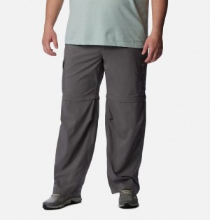 Men Columbia Silver Ridge™ Utility Convertible Walking Pants Grey | US-LMZVHP-295