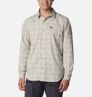 Men Columbia Silver Ridge™ Utility Lite Plaid Shirts Grey Multicolor | US-TVWQGE-093