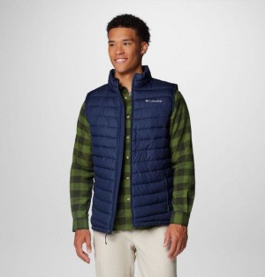 Men Columbia Slope Edge™ II Insulated Gilet Navy | US-SLIMGK-076