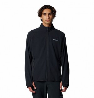 Men Columbia Spectre Ridge™ II Hooded Tech Fleece Black | US-CVXRMD-296