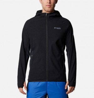 Men Columbia Spectre Ridge™ II Technical Hooded Fleece Jackets Black | US-ZQTIKX-196