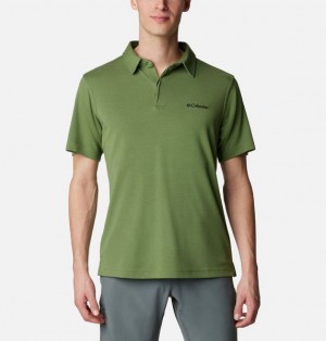 Men Columbia Sun Ridge™ II Polo Shirts Green | US-YNZSOI-918