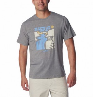 Men Columbia Sun Trek™ Technical T-Shirt Grey | US-FOAPZX-093