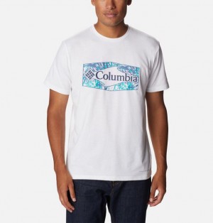 Men Columbia Sun Trek™ Technical T-Shirt White | US-TBAZOL-839