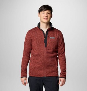 Men Columbia Sweater Weather™ II Fleece Jackets Brown | US-DBLFIG-871