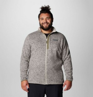 Men Columbia Sweater Weather™ II Fleece Jackets Dark Grey | US-CVXAKU-583