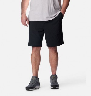 Men Columbia Tech Trail™ Hiking Shorts Black | US-MHTWNS-276