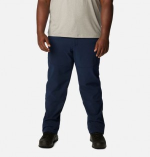 Men Columbia Tech Trail™ Warm Hiking Pants Navy | US-ZTVIPG-198