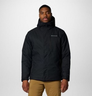 Men Columbia Tipton Peak™ III Waterproof Insulated Jackets Black | US-GPKBOX-895