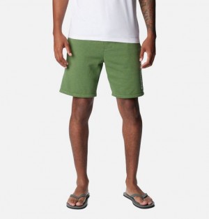 Men Columbia Trek™ Fleece Shorts White | US-WPZTMU-618