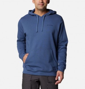 Men Columbia Trek™ Graphic Hoodie Blue | US-CPFBSA-145