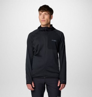 Men Columbia Triple Canyon™ II Hooded Fleece Jackets Black | US-KSZVGB-431