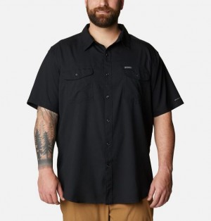 Men Columbia Utilizer™ II Solid Sleeve Shirts Black | US-JLXIZP-976