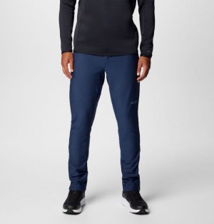 Men Columbia Vast Canyon™ Softshell Trousers Navy | US-JFOHRC-134