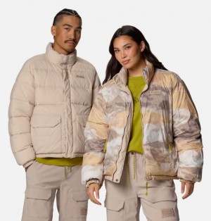 Men Columbia Wallowa™ Reversible Insulated Jackets White / Multicolor | US-YXTGVI-481