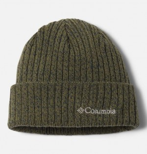 Men Columbia Watch Cap Beanie Grey / Green / Navy | US-RTLNYD-870