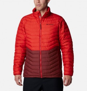 Men Columbia Westridge™ Down Jackets Brown / Red | US-LKVNOH-294