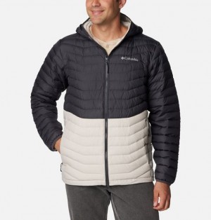 Men Columbia Westridge™ Hooded Down Jackets Dark Grey | US-PDASJL-165